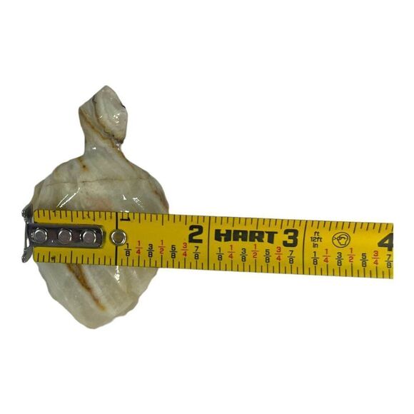 Lot of 3 Vintage Hand Carved Stone Turtle Figurines Paperweight Soapstone Set 3 - Picture 7 of 16